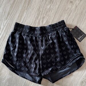 Lululemon Black Disney Shorts. New with tags.